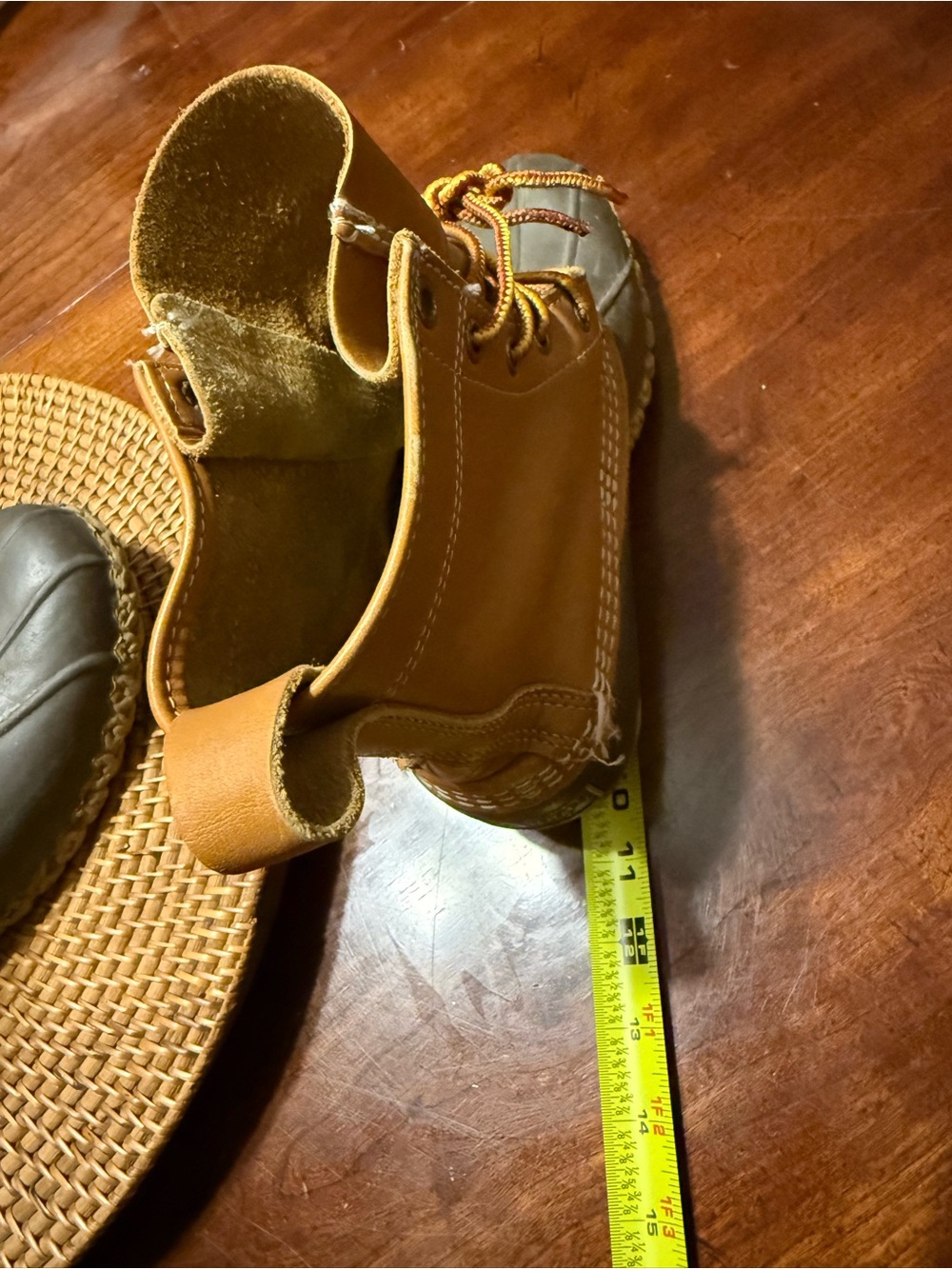 L.L. Bean Brown and Dark Women’s Winter/Rain Boots Duck - Picture 11 of 11
